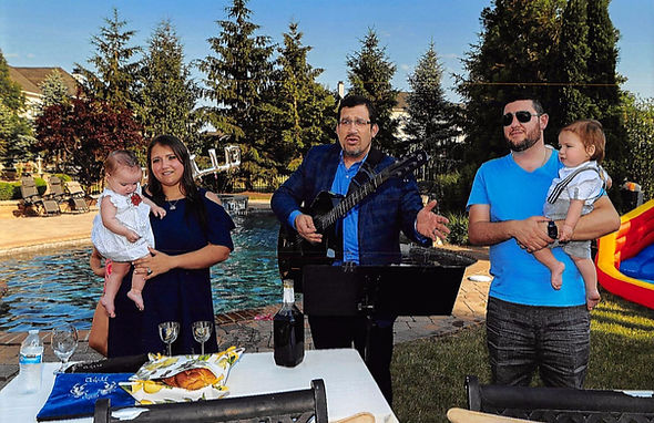 A baby naming/ brit habat ceremony officiated by Rabbi Glantz